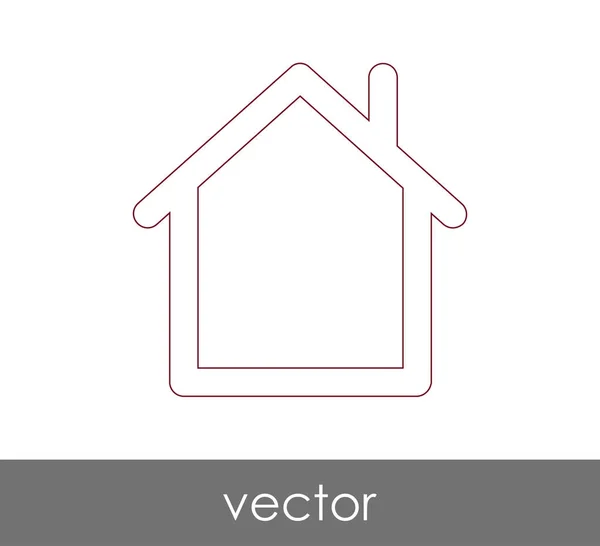 Ícone web Home — Vetor de Stock