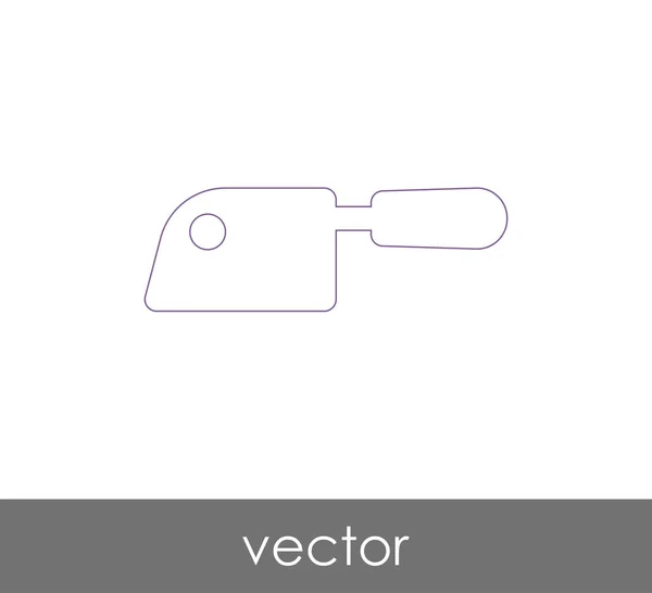Diseño del icono del cuchillo — Vector de stock