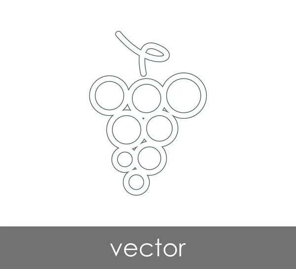Иконка винограда — стоковый вектор