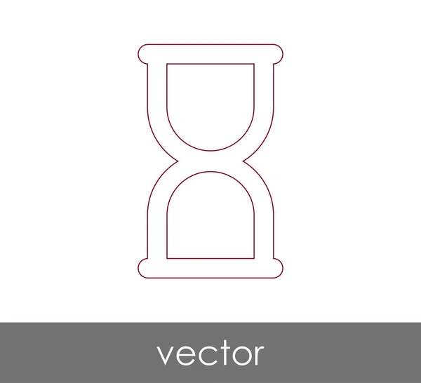 Diseño Ilustración Vectorial Icono Reloj Arena — Vector de stock