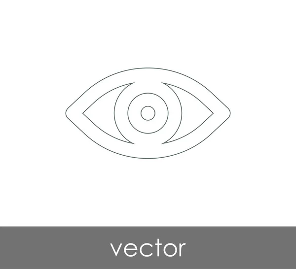 Augengrafik Symbol Vektorillustration — Stockvektor