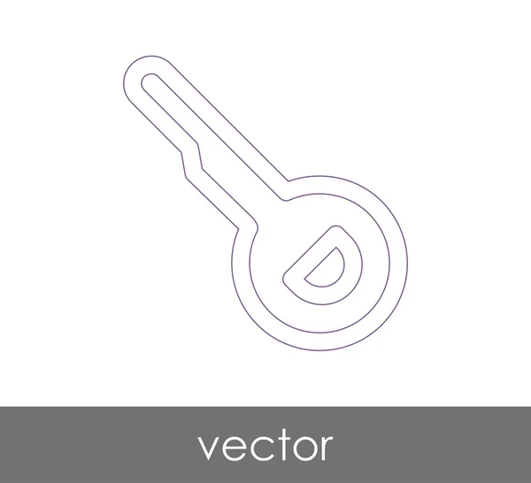 Icono Clave Concepto Seguridad Ilustración Vectorial — Archivo Imágenes Vectoriales