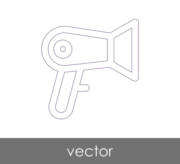 Hairdryer web icon — Stock Vector