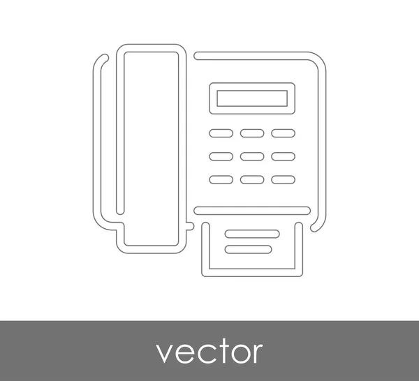 Fax machine-symbool — Stockvector