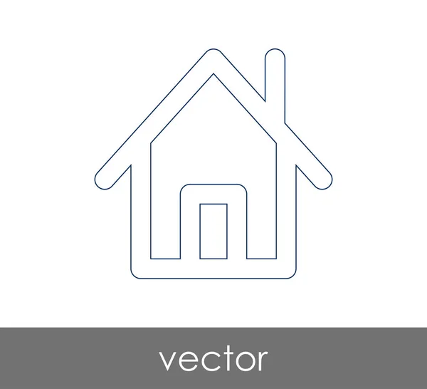 Otthoni web ikon — Stock Vector
