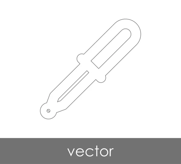 Dropper Medizinisches Symbol Vektorillustration — Stockvektor