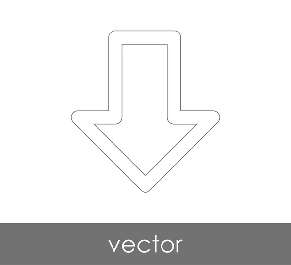 Pfeil Symbol Vektorillustration Herunterladen — Stockvektor