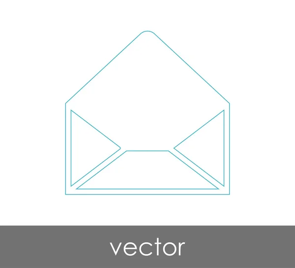 Illustration Vectorielle Icône Enveloppe Signe — Image vectorielle