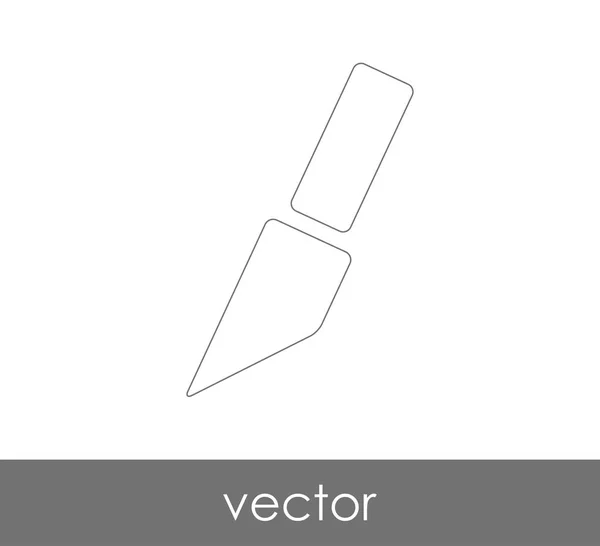 Design of knife icon — Stock Vector