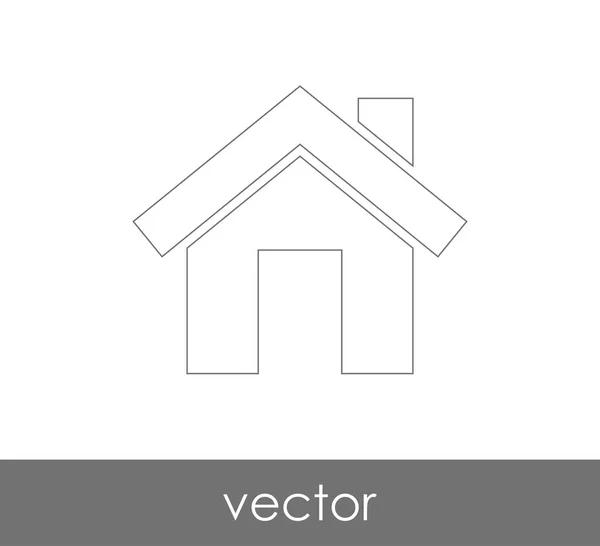 Значок домашній web — стоковий вектор