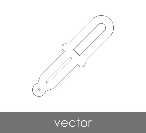 Dropper Medizinisches Symbol Vektorillustration — Stockvektor