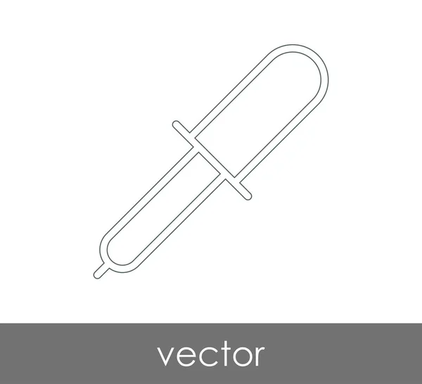 Dropper Medicinsk Ikon Vektorillustration — Stock vektor