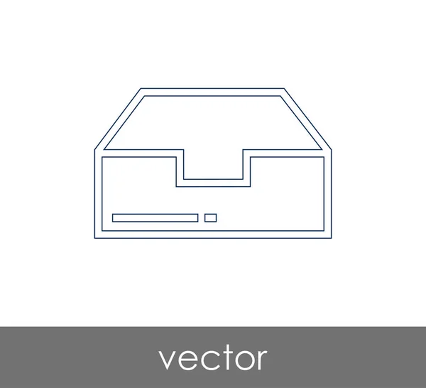Векторна Ілюстрація Дизайну Піктограми Архіву — стоковий вектор