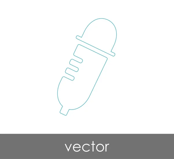Dropper Medical Icon Vector Illustration — Stock Vector