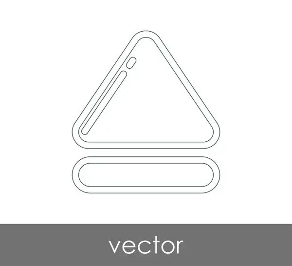 Icona espulsione vettoriale — Vettoriale Stock
