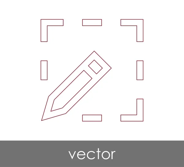 Editar icono de concepto — Archivo Imágenes Vectoriales