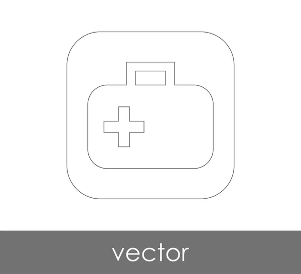 Icono del kit de primeros auxilios — Vector de stock