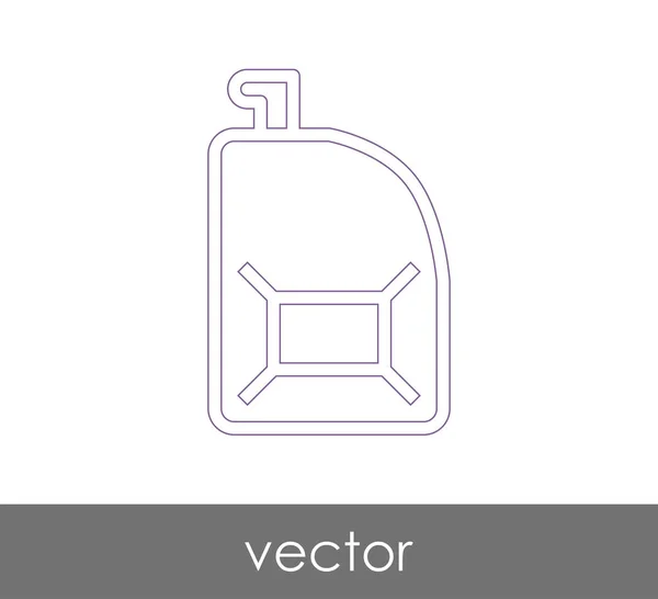 Icono de lata de combustible — Vector de stock