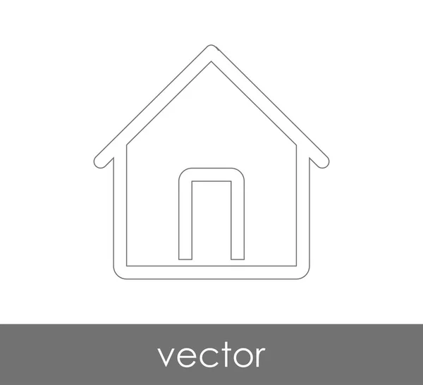 Hem web icon — Stock vektor