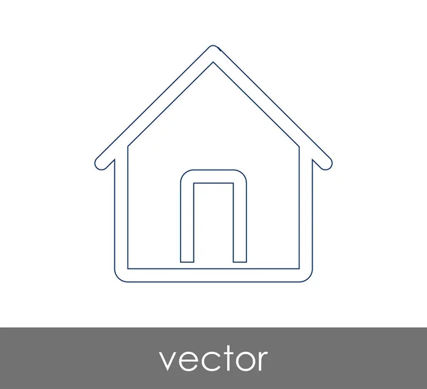 Home icona web — Vettoriale Stock