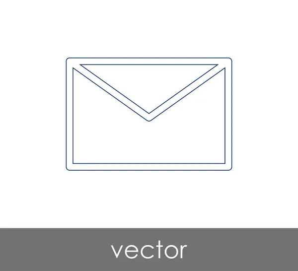 Ilustração Vetor Ícone Envelope Sinal —  Vetores de Stock