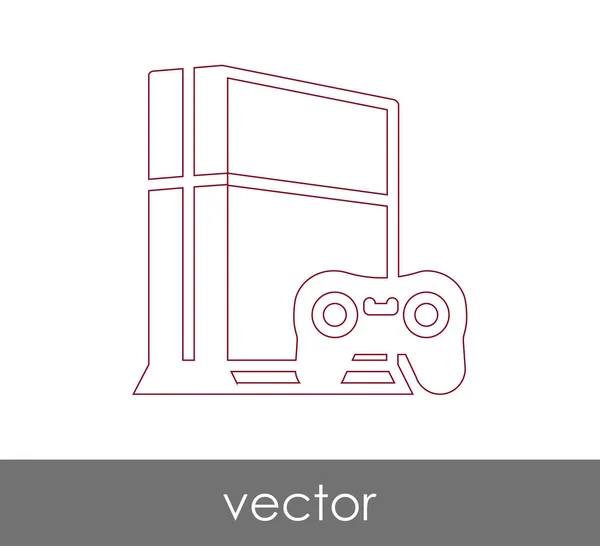 Ícone de joystick — Vetor de Stock