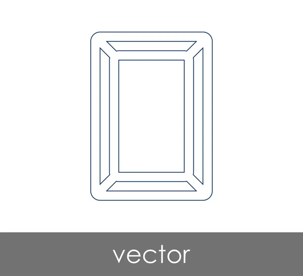 Frame Icon Für Webdesign Und Anwendungen — Stockvektor