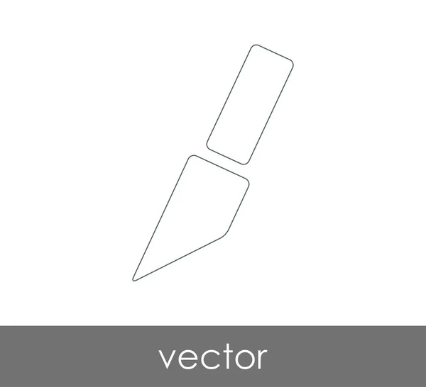 Diseño del icono del cuchillo — Vector de stock