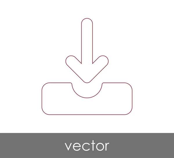 Scarica l'icona freccia — Vettoriale Stock