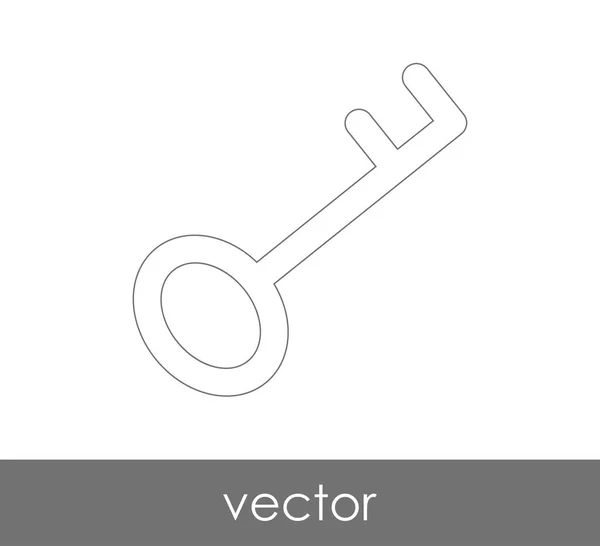 Key Icon Safety Concept Vector Illustration Stock Illustration