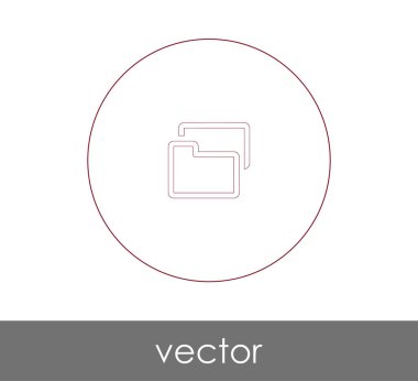 web tasarım ve uygulamalar için klasör simgesi