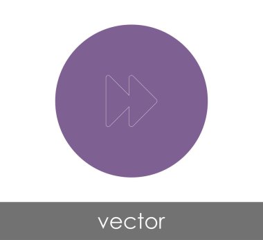 web tasarım ve uygulamaları, vektör çizim için hızlı ileri simgesi 