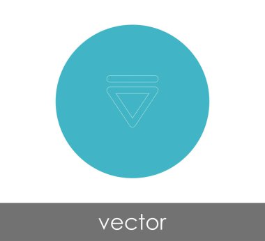 vektör çizim tasarımını çıkarma simgesini