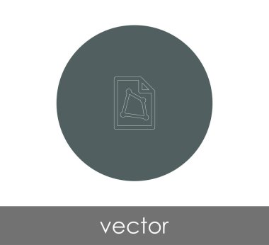 web tasarım ve uygulamaları, vektör çizim için belge simgesi 