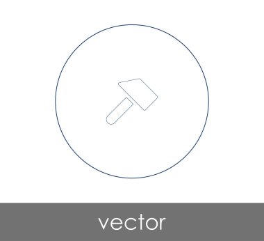 web tasarım ve uygulamalar için simge çekiç