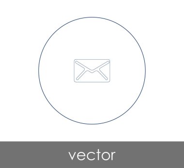 Vektör çizim, zarf simgesi, işareti  