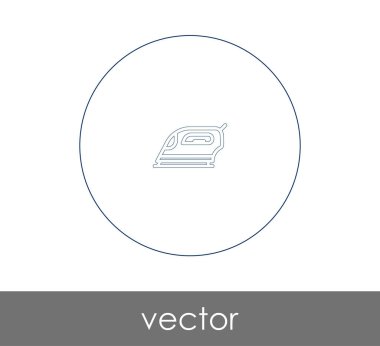 vektör çizim tasarım demir simgesinin