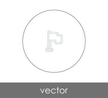 web tasarım ve uygulamaları, vektör çizim için bayrak simgesi