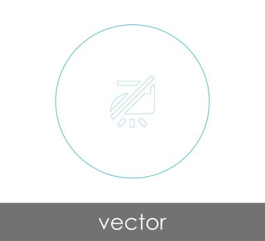 vektör çizim tasarım demir simgesinin