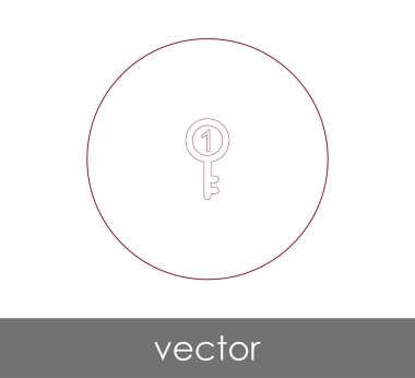 web tasarım ve uygulamalar için anahtar simgesi