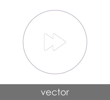 web tasarım ve uygulamaları, vektör çizim için hızlı ileri simgesi 