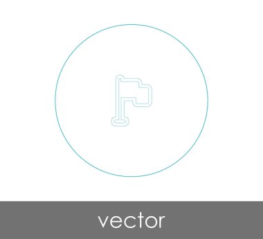 web tasarım ve uygulamaları, vektör çizim için bayrak simgesi