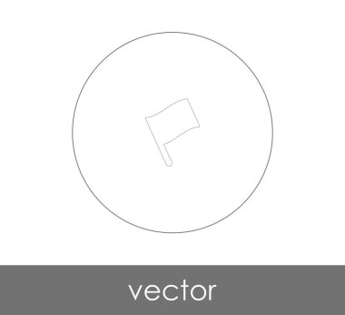 web tasarım ve uygulamaları, vektör çizim için bayrak simgesi