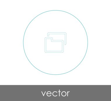 web tasarım ve uygulamalar için klasör simgesi