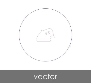 vektör çizim tasarım demir simgesinin