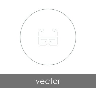 gözlük simgesi web tasarım ve uygulamalar için