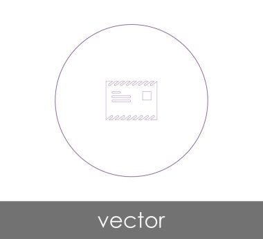 Vektör çizim, zarf simgesi, işareti  