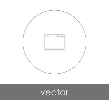 web tasarım ve uygulamalar için klasör simgesi