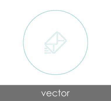 Vektör çizim, zarf simgesi, işareti  