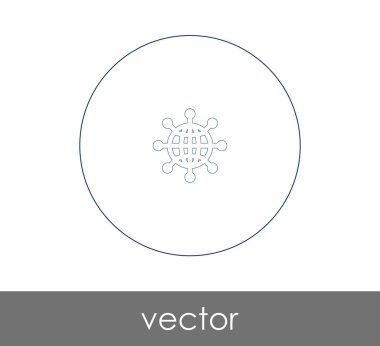 Dünya simgesinin vektör illüstrasyon tasarımı